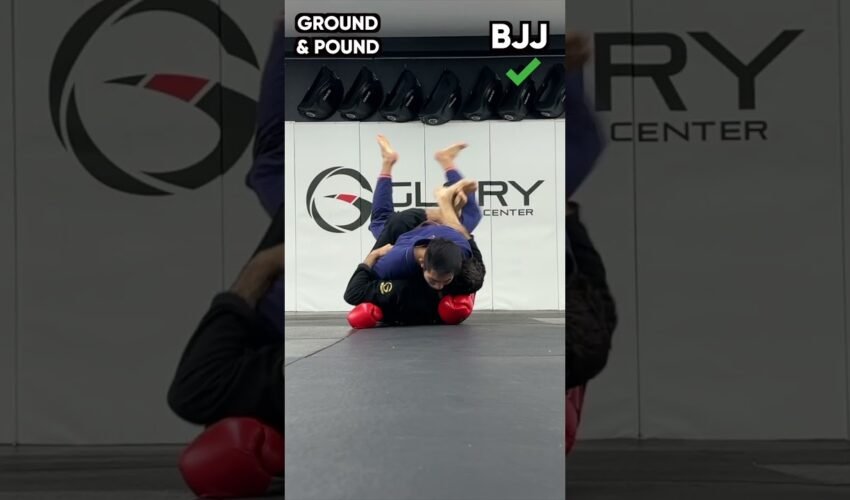 Trying to Ground & Pound a BJJ World Champion