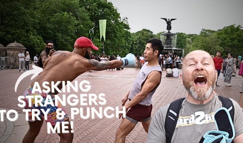 Asking strangers in NYC to try & punch me (feat. @hard2hurt)