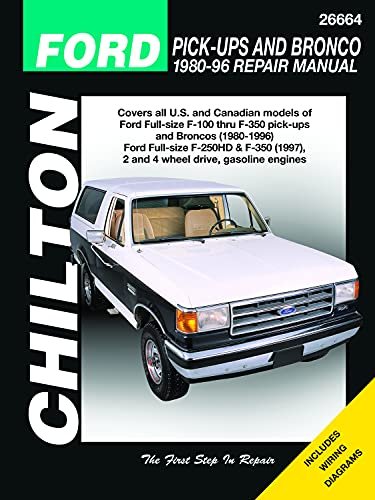 Unlock the Secrets to Ford Pick-Ups & Broncos: The Ultimate Guide for 1980-96 Models, Including 1997 F-250HD & F-350