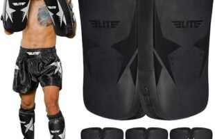 Train Like a Pro with Elite Sports Kickboxing Kick Pads – Maximum Comfort and Shock Absorption Guaranteed!