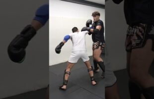 MMA Sparring 18 year old GIANT